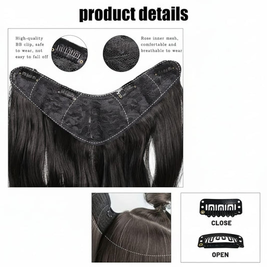 V shape Clip In Extension