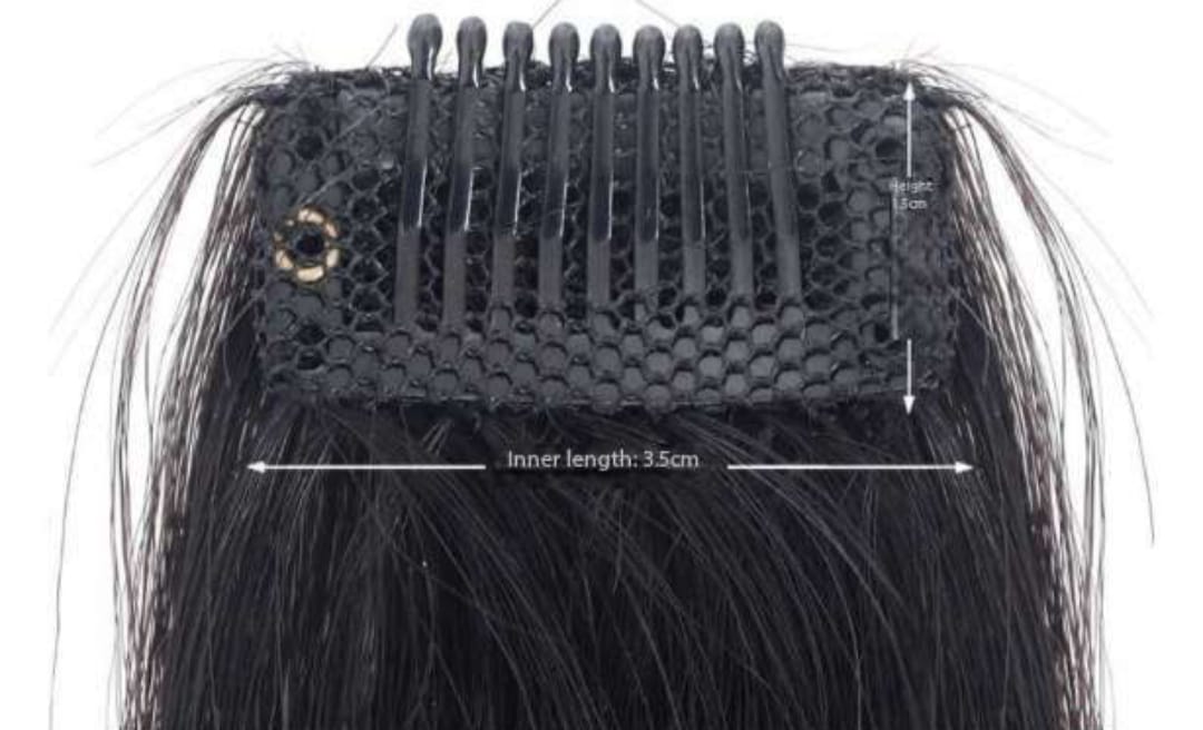 2 Pieces Side Hair Bangs