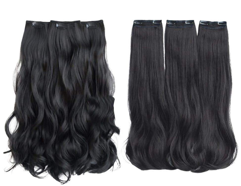 3 Long Hair Patch Extensions