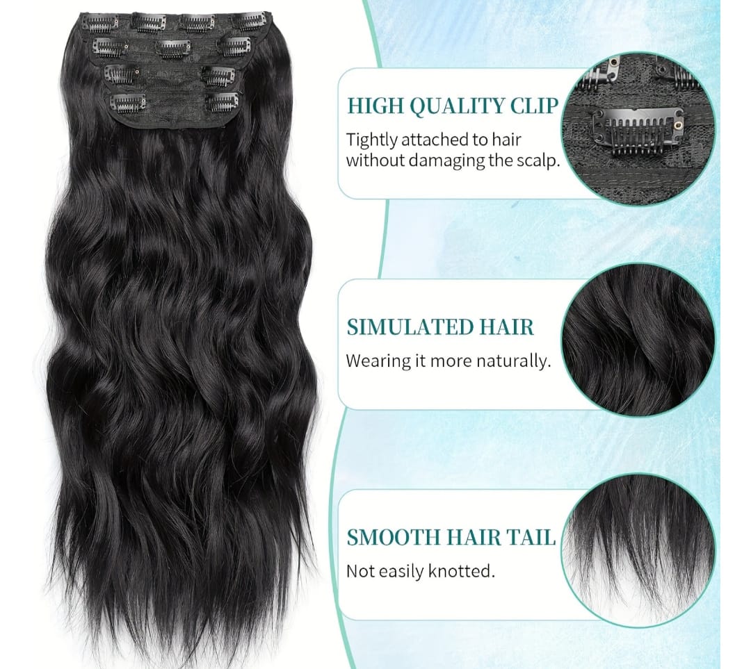 11 Clip In Wavy Hair Extension