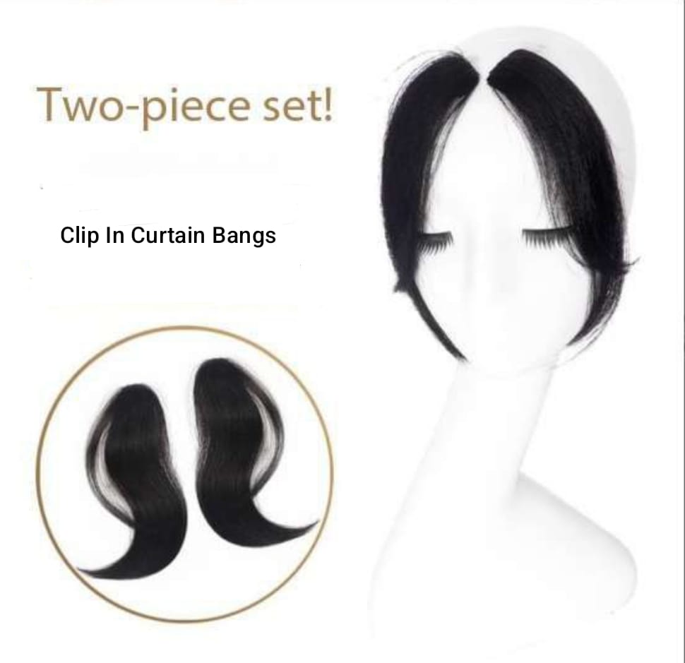 2 Pieces Side Hair Bangs
