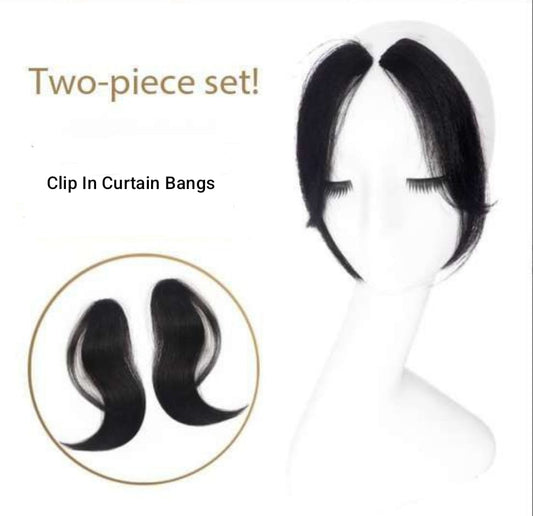 2 Pieces Side Hair Bangs