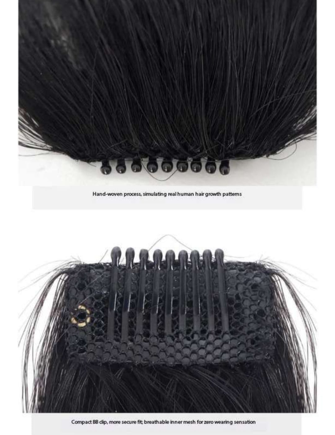 2 Pieces Side Hair Bangs