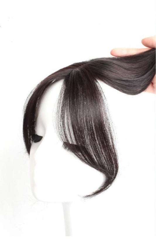 Clip In Curtain Bangs With Scalp Coverage