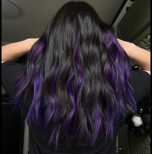 Lavender Hair Strands