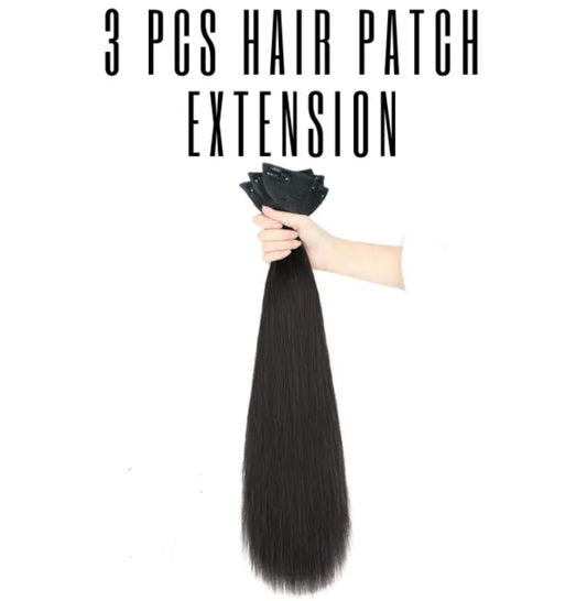 3 Long Hair Patch Extensions