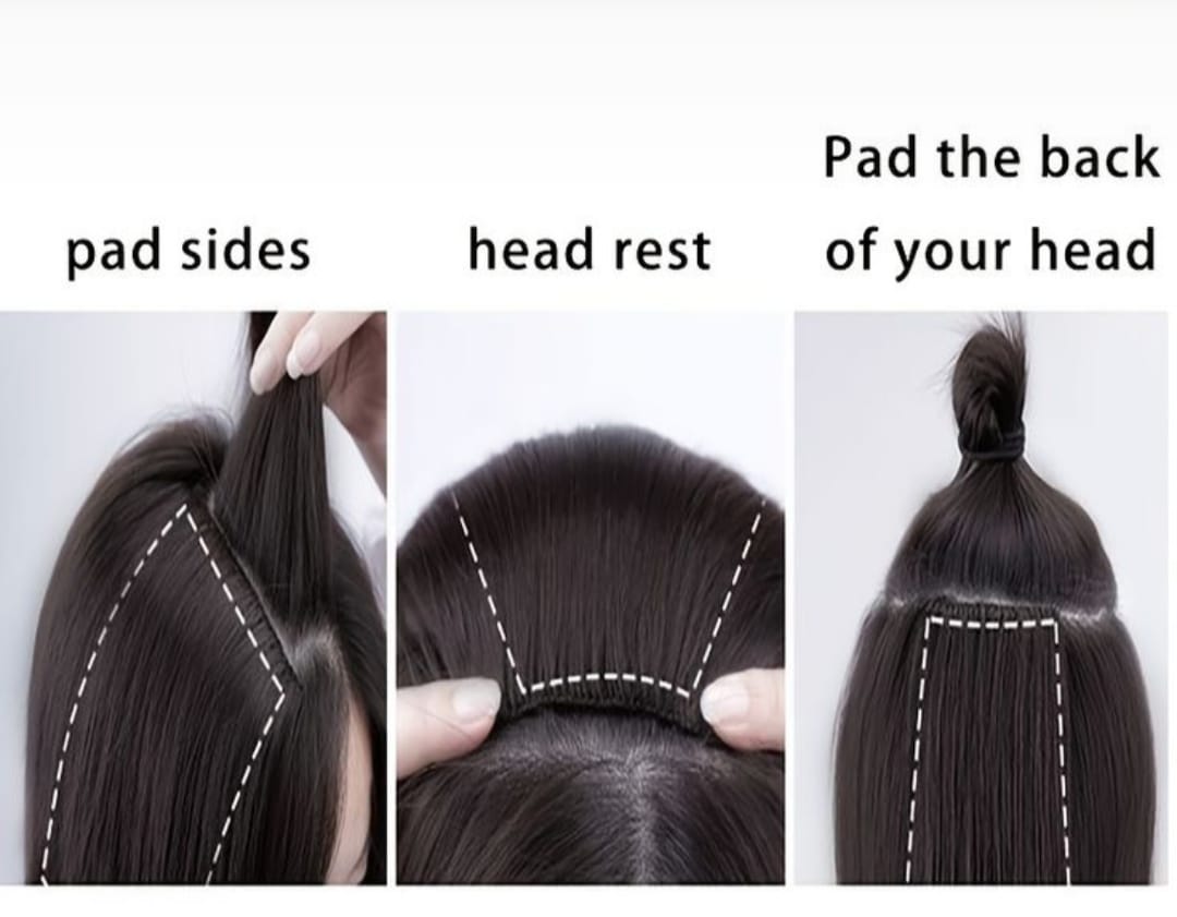 3 Long Hair Patch Extensions
