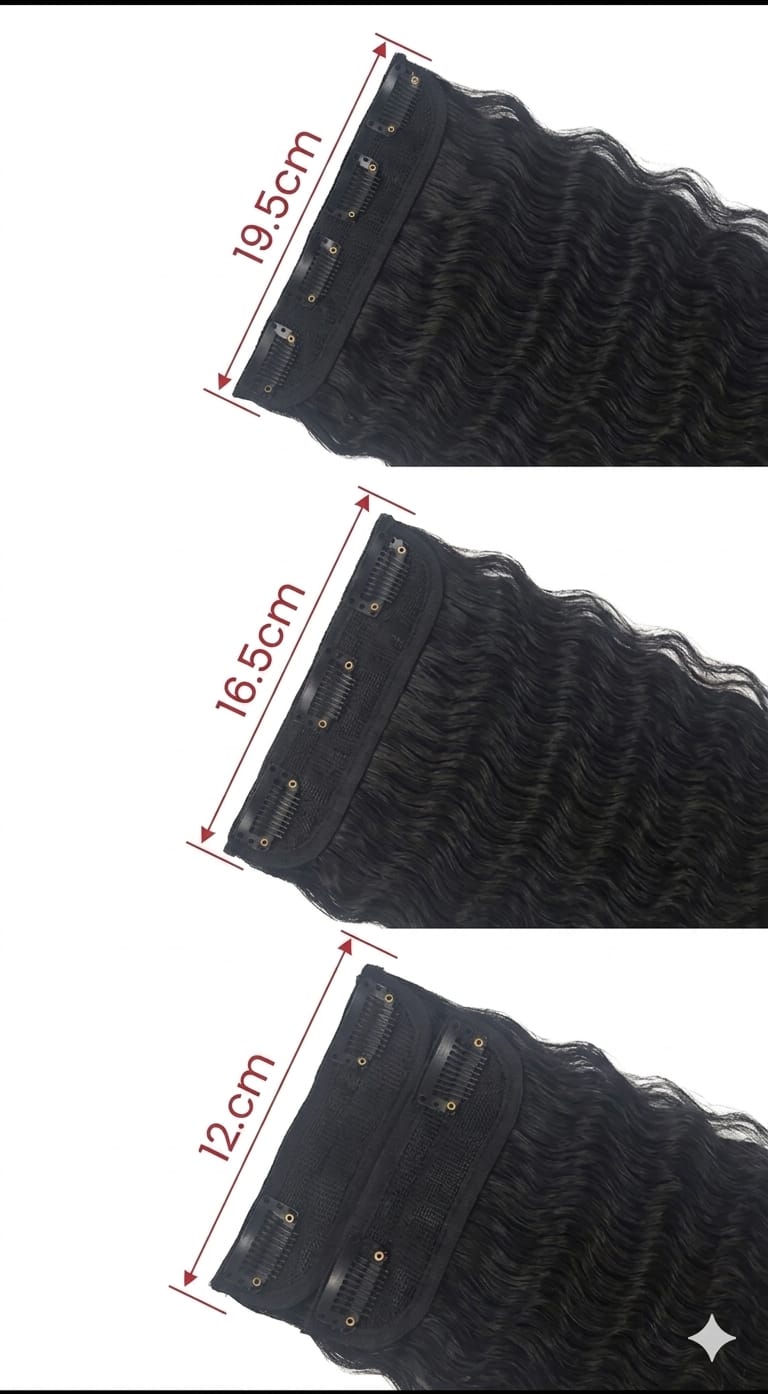 11 Clip In  Beach Waves Extension