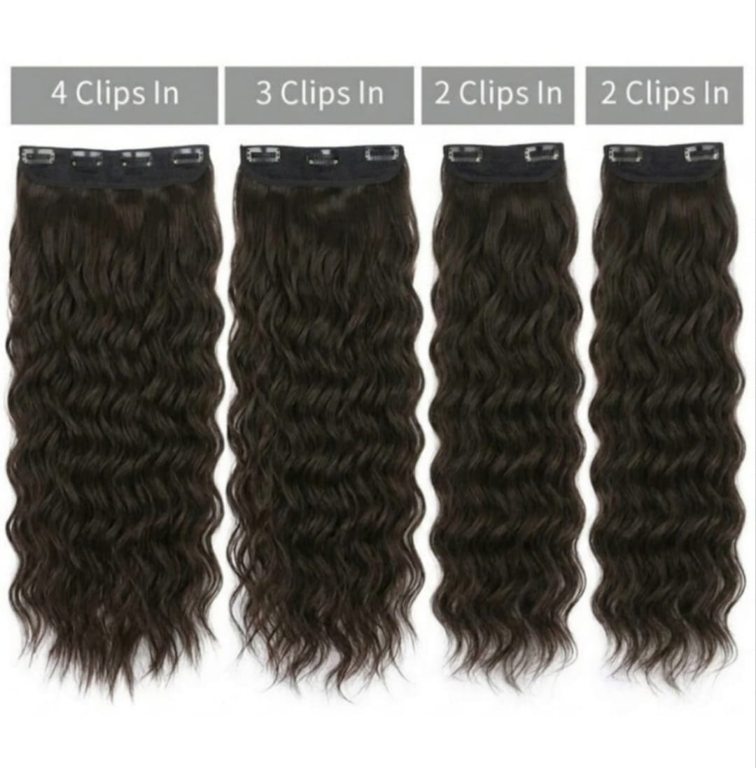 11 Clip In  Beach Waves Extension
